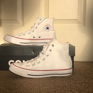 High top white Converse